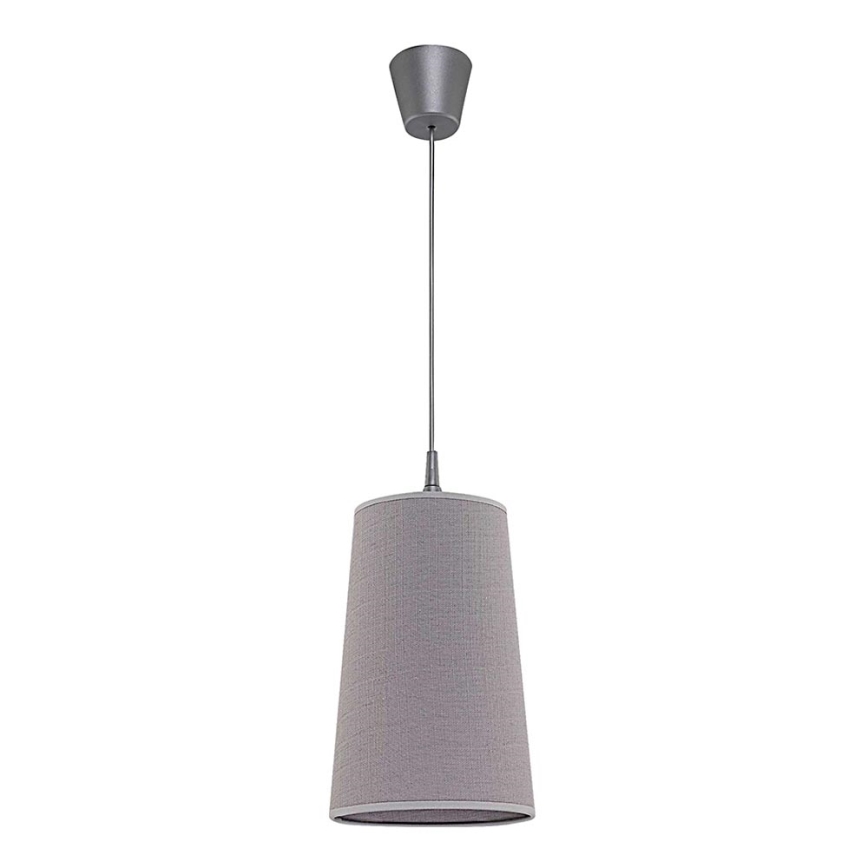 Duolla - Lustr na lanku SOUL 1xE27/40W/230V pr. 19,4 cm šedá