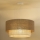 Duolla - Lustr na lanku YUTE BOHO 1xE27/15W/230V pr. 45 cm hnědá/krémová