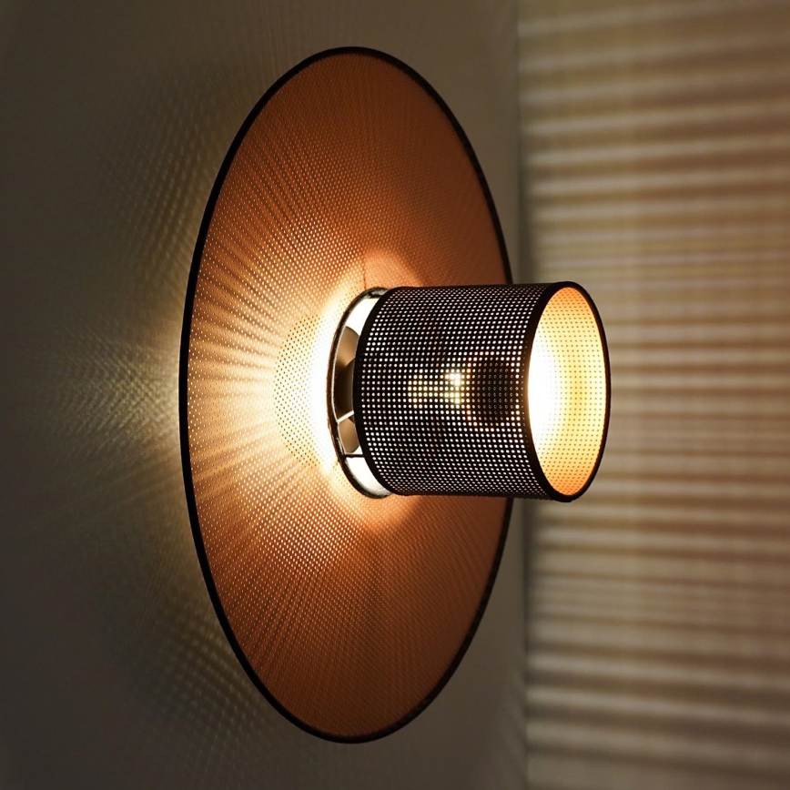 Duolla - Nástěnné svítidlo TOKYO SHINY 1xE27/15W/230V pr. 50 cm měděná/černá
