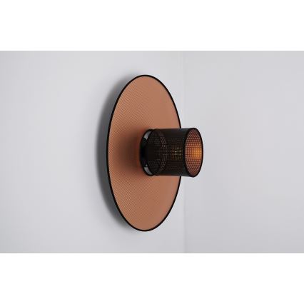 Duolla - Nástěnné svítidlo TOKYO SHINY 1xE27/15W/230V pr. 50 cm měděná/černá