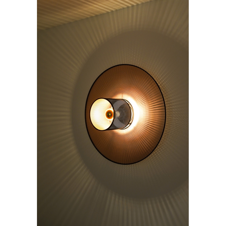 Duolla - Nástěnné svítidlo TOKYO SHINY 1xE27/15W/230V pr. 50 cm měděná/černá