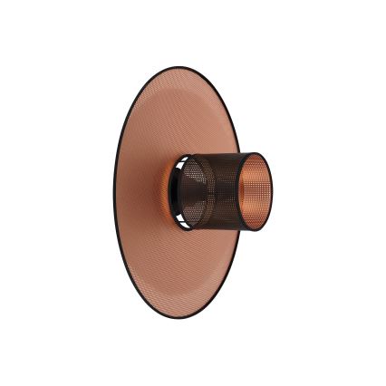 Duolla - Nástěnné svítidlo TOKYO SHINY 1xE27/15W/230V pr. 50 cm měděná/černá