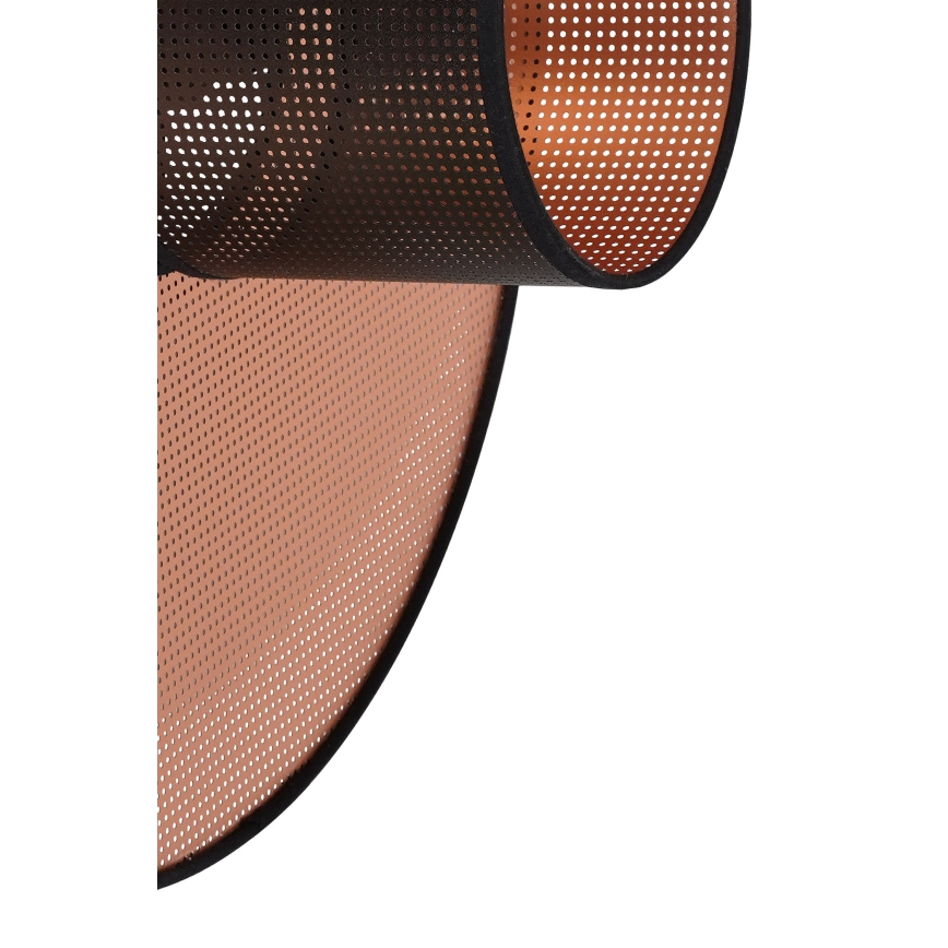 Duolla - Nástěnné svítidlo TOKYO SHINY 1xE27/15W/230V pr. 50 cm měděná/černá