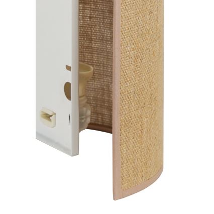 Duolla - Nástěnné svítidlo YUTE 1xE27/15W/230V pr. 20 cm hnědá