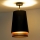 Duolla - Přisazený lustr BELL SHINY 1xE27/15W/230V pr. 25 cm černá/měděná