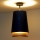Duolla - Přisazený lustr BELL SHINY 1xE27/15W/230V pr. 25 cm modrá/měděná