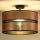 Duolla - Přisazený lustr COPPER SHINY 1xE27/15W/230V pr. 40 cm měděná/černá