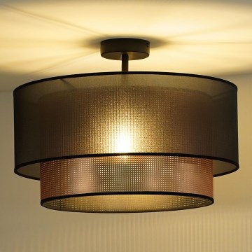 Duolla - Přisazený lustr COPPER SHINY 1xE27/15W/230V pr. 45 cm hnědá/měděná