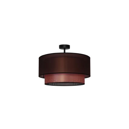 Duolla - Přisazený lustr COPPER SHINY 1xE27/15W/230V pr. 45 cm hnědá/měděná