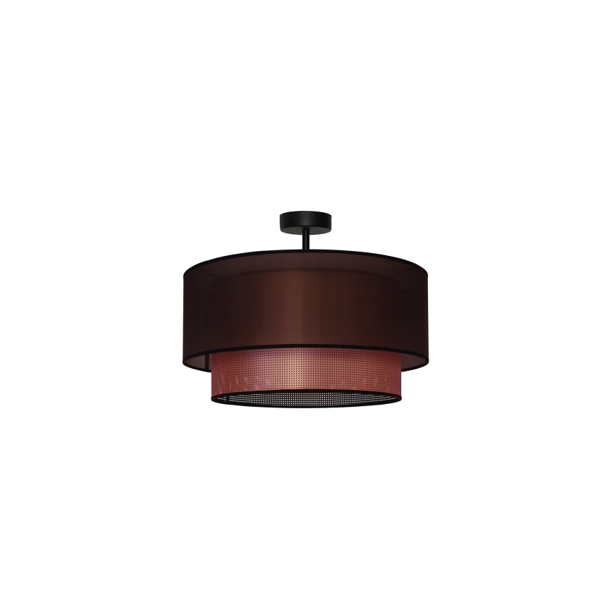 Duolla - Přisazený lustr COPPER SHINY 1xE27/15W/230V pr. 45 cm hnědá/měděná