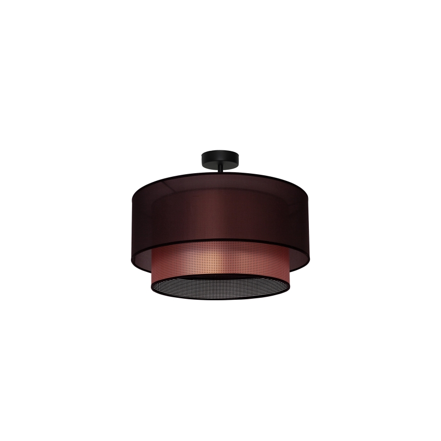 Duolla - Přisazený lustr COPPER SHINY 1xE27/15W/230V pr. 45 cm hnědá/měděná