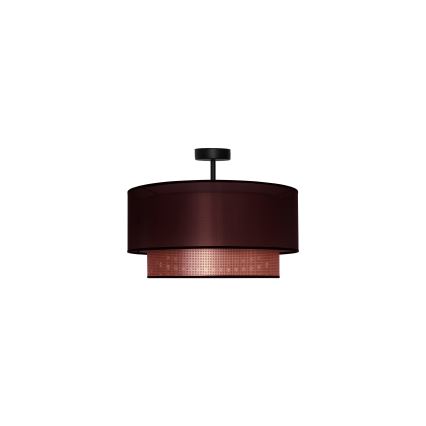 Duolla - Přisazený lustr COPPER SHINY 1xE27/15W/230V pr. 45 cm hnědá/měděná