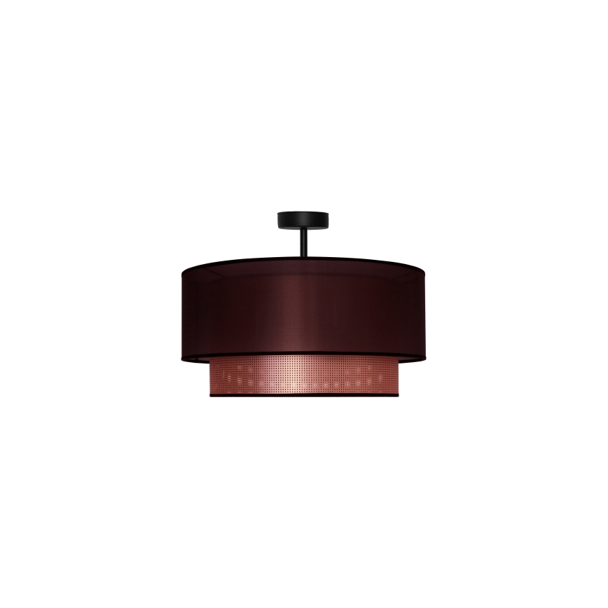 Duolla - Přisazený lustr COPPER SHINY 1xE27/15W/230V pr. 45 cm hnědá/měděná