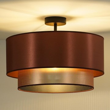 Duolla - Přisazený lustr COPPER SHINY 1xE27/15W/230V pr. 45 cm měděná