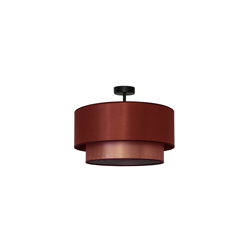 Duolla - Přisazený lustr COPPER SHINY 1xE27/15W/230V pr. 45 cm měděná