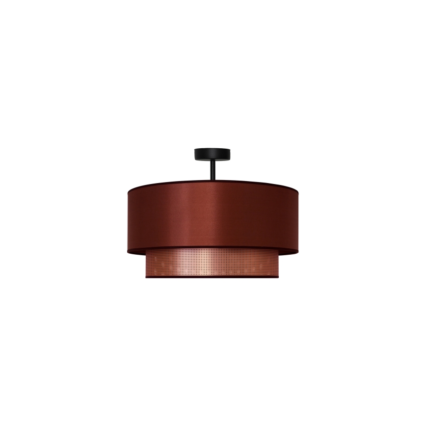 Duolla - Přisazený lustr COPPER SHINY 1xE27/15W/230V pr. 45 cm měděná