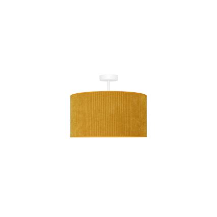Duolla - Přisazený lustr CORDUROY 1xE27/15W/230V pr. 40 cm žlutá