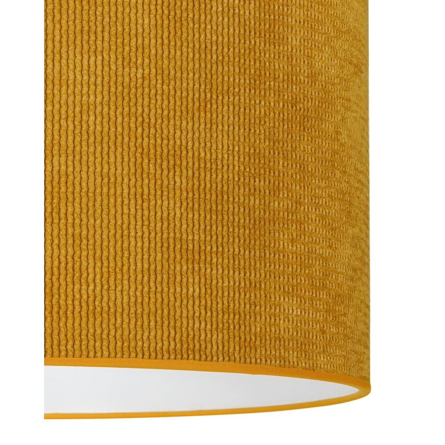 Duolla - Přisazený lustr CORDUROY 1xE27/15W/230V pr. 40 cm žlutá