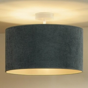 Duolla - Přisazený lustr CORDUROY 1xE27/15W/230V světle pr. 40 cm modrá