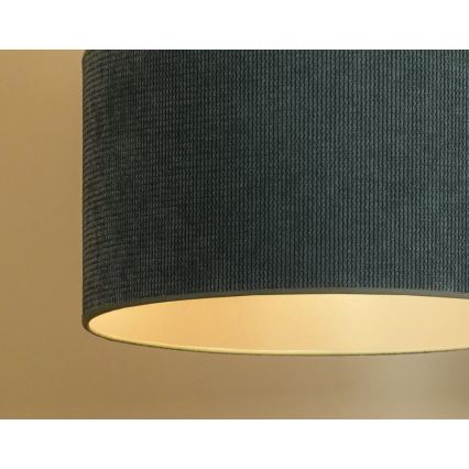 Duolla - Přisazený lustr CORDUROY 1xE27/15W/230V světle pr. 40 cm modrá