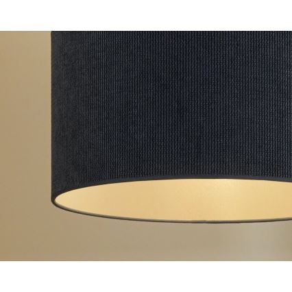 Duolla - Přisazený lustr CORDUROY 1xE27/15W/230V tmavě pr. 40 cm modrá