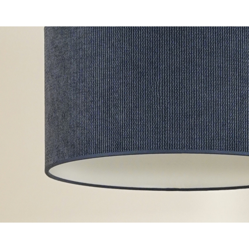 Duolla - Přisazený lustr CORDUROY 1xE27/15W/230V tmavě pr. 40 cm modrá
