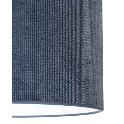 Duolla - Přisazený lustr CORDUROY 1xE27/15W/230V tmavě pr. 40 cm modrá