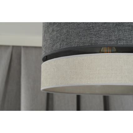 Duolla - Přisazený lustr DOUBLE 1xE27/15W/230V pr. 40 cm šedá