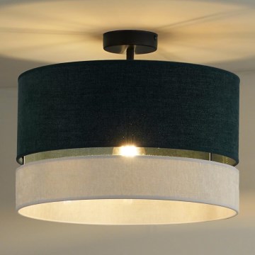 Duolla - Přisazený lustr DOUBLE 1xE27/15W/230V pr. 40 cm zelená/šedá