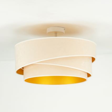 Duolla - Přisazený lustr KOBO 1xE27/15W/230V pr. 45 cm krémová