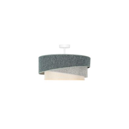 Duolla - Přisazený lustr KOBO ECO RECYCLING 1xE27/15W/230V pr. 45 cm zelená/šedá/krémová