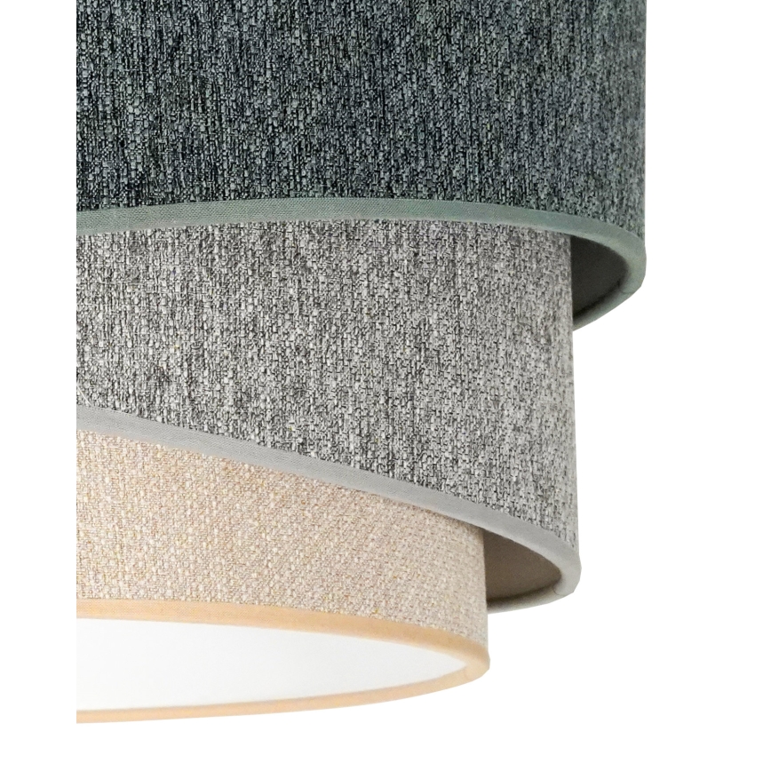 Duolla - Přisazený lustr KOBO ECO RECYCLING 1xE27/15W/230V pr. 45 cm zelená/šedá/krémová