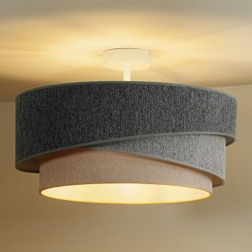 Duolla - Přisazený lustr KOBO ECO RECYCLING 1xE27/15W/230V pr. 45 cm zelená/šedá/krémová