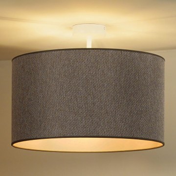 Duolla - Přisazený lustr ROLLER ECO RECYCLING 1xE27/15W/230V pr. 45 cm hnědá