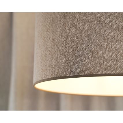 Duolla - Přisazený lustr ROLLER ECO RECYCLING 1xE27/15W/230V pr. 45 cm hnědá