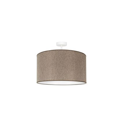 Duolla - Přisazený lustr ROLLER ECO RECYCLING 1xE27/15W/230V pr. 45 cm hnědá