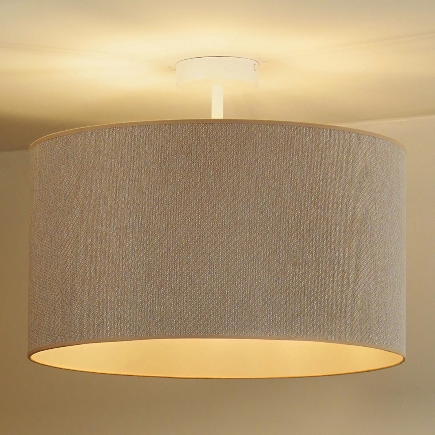 Duolla - Přisazený lustr ROLLER ECO RECYCLING 1xE27/15W/230V pr. 45 cm krémová