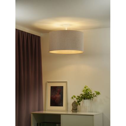 Duolla - Přisazený lustr ROLLER ECO RECYCLING 1xE27/15W/230V pr. 45 cm krémová