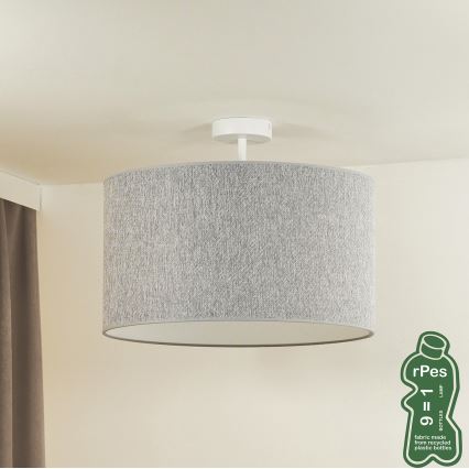 Duolla - Přisazený lustr ROLLER ECO RECYCLING 1xE27/15W/230V pr. 45 cm šedá