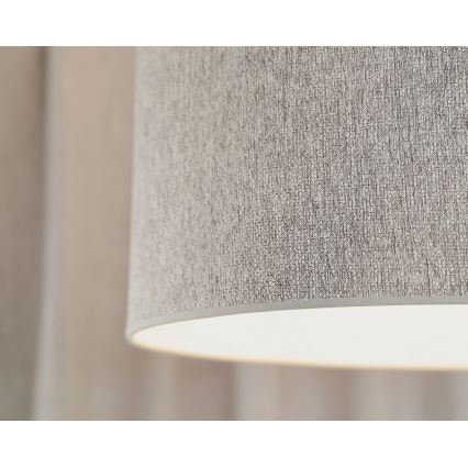 Duolla - Přisazený lustr ROLLER ECO RECYCLING 1xE27/15W/230V pr. 45 cm šedá