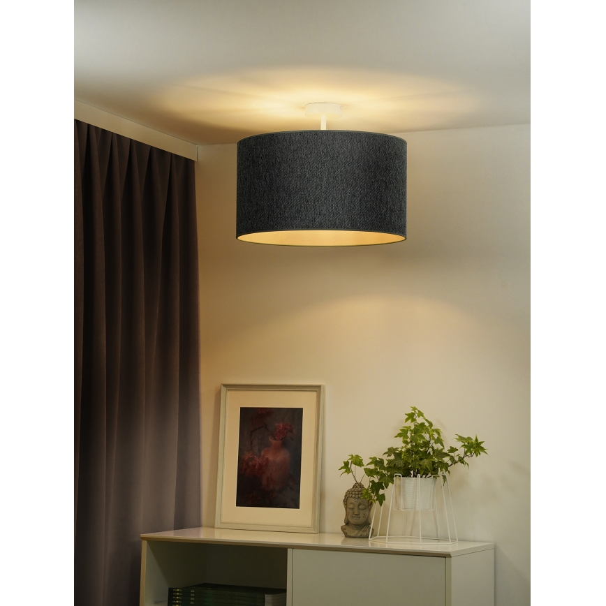 Duolla - Přisazený lustr ROLLER ECO RECYCLING 1xE27/15W/230V pr. 45 cm zelená