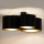 Duolla - Přisazený lustr ROLLER TRIO SHINY 3xE27/15W/230V černá/zlatá
