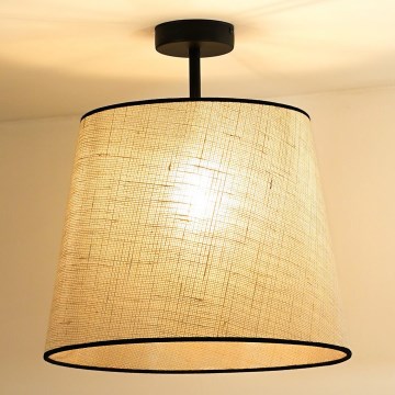 Duolla - Přisazený lustr YUTE 1xE27/15W/230V pr. 38 cm šedá/černá
