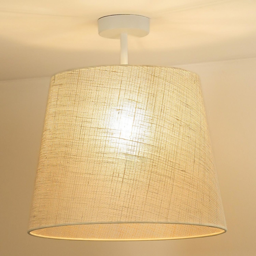 Duolla - Přisazený lustr YUTE 1xE27/15W/230V pr. 38 cm šedá