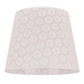 Duolla - Stínidlo k lustru CLASSIC L E27 pr. 38 cm bílá