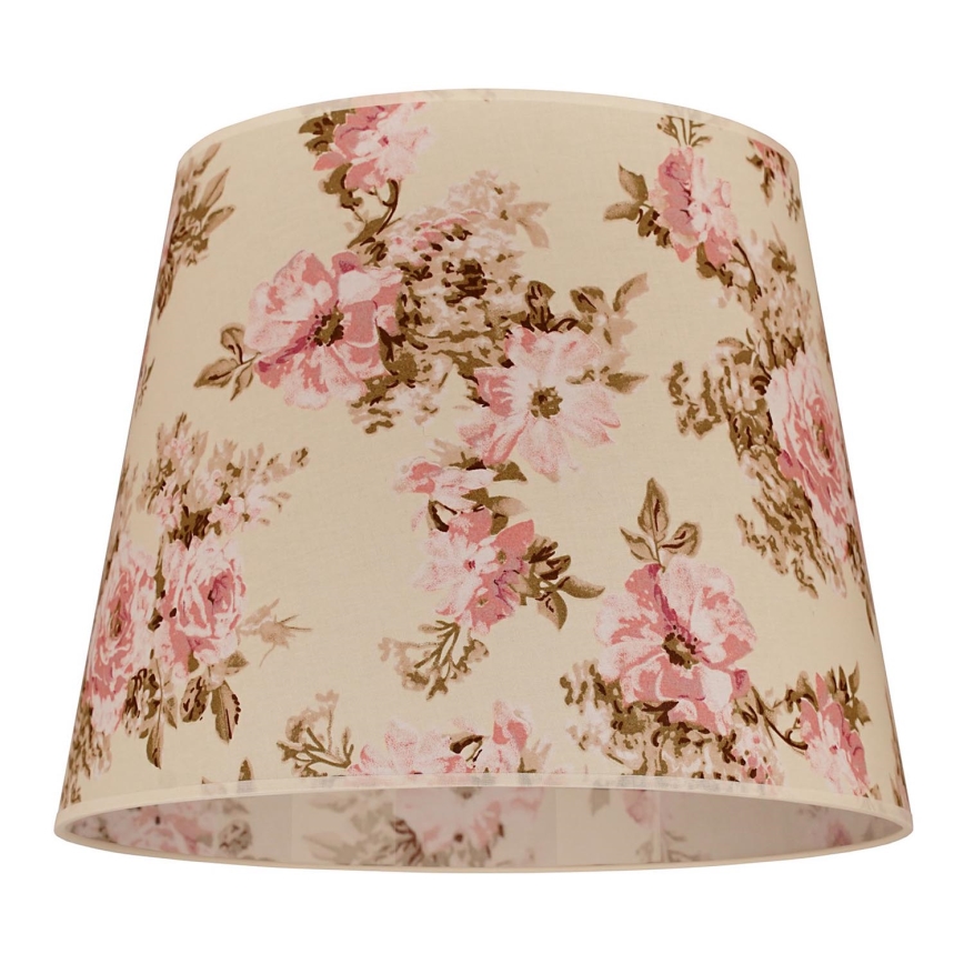Duolla - Stínidlo k lustru CLASSIC L E27 pr. 38 cm růže