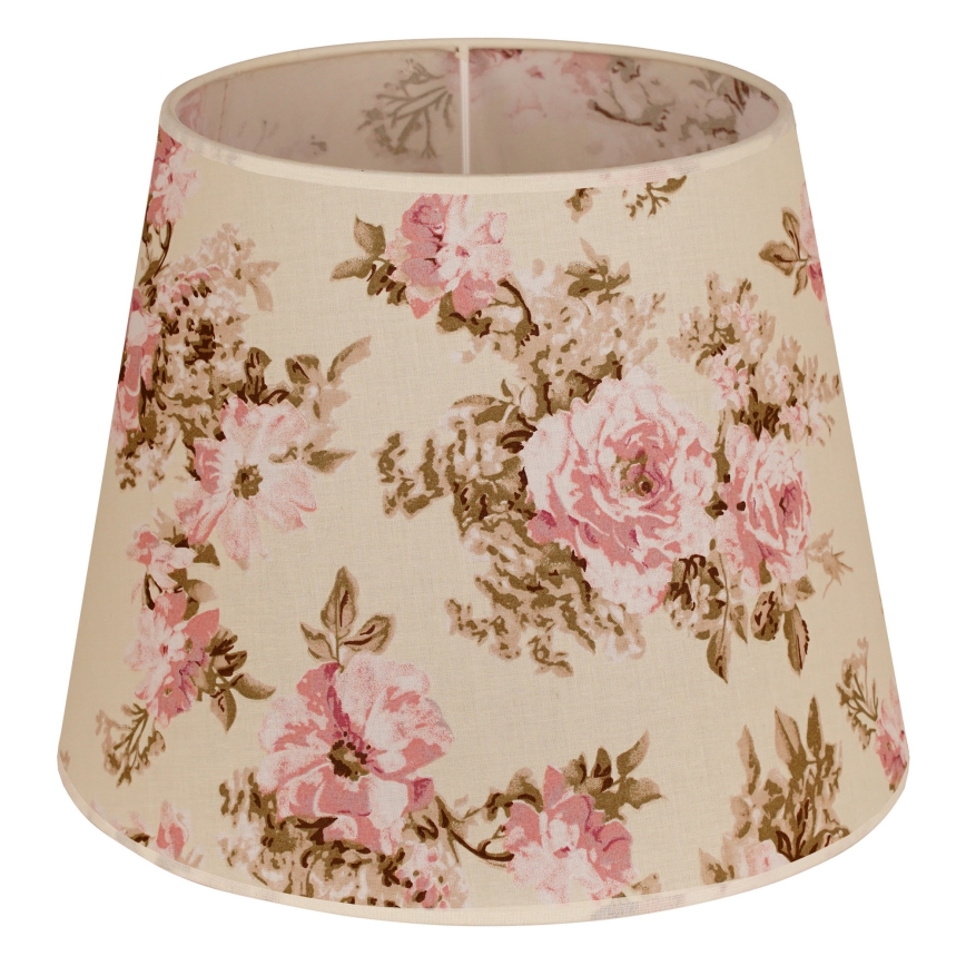 Duolla - Stínidlo k lustru CLASSIC L E27 pr. 38 cm růže