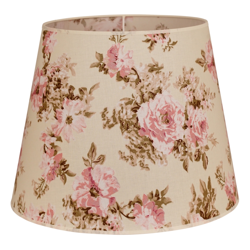 Duolla - Stínidlo k lustru CLASSIC L E27 pr. 38 cm růže