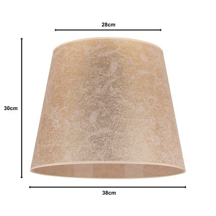 Duolla - Stínidlo k lustru CLASSIC L E27 pr. 38 cm zlatá