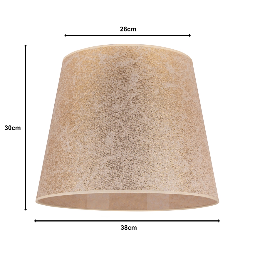 Duolla - Stínidlo k lustru CLASSIC L E27 pr. 38 cm zlatá